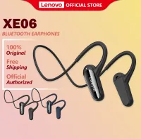 Lenovo XE06จริงไร้สายบลูทูธ5.0 TWS หูฟังหูฟังพร้อมไมโครโฟนกีฬาชุดหูฟังการนำอากาศหูฟัง IPX7กันน้ำ