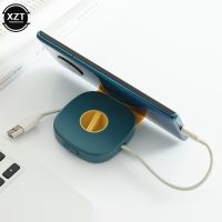 Round Cable Organizer Rotating Cable Winder Box Plastic Portable Wire Storage Case Phone Holder Mouse Wire Earphone Cord Storage
