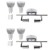 9W Indoor Ceiling Spotlight 2 Lights Modern Decoration Lamps GU10 Rotatable