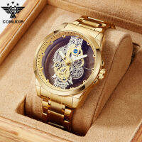 COMUDIR นาฬิกานาฬิกาผู้ชายใส่สบายๆ Tourbillon แบบใหม่นาฬิกาสำหรับผู้ชายลดราคาตอนนี้