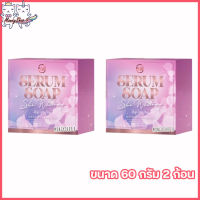 สบู่ NB Serum Soap สบู่ครูเบียร์เนเงิน สบู่ เอ็นบี เซรั่ม สบู่ล้างหน้า [ ขนาด 60 กรัม] [ 2 ก้อน ]