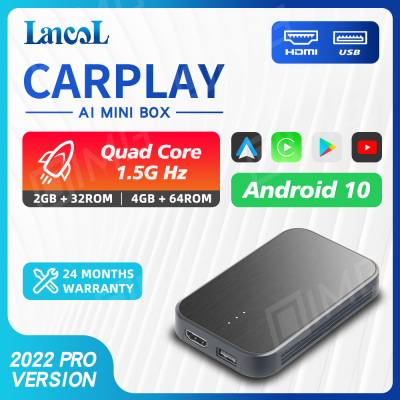 Z4 Carplay AI กล่อง Android 10สมาร์ทมินิ AI กล่อง4G LTE ไร้สาย Carplay 4 + 64G GPS ไร้สาย Android อัตโนมัติสำหรับ98% รถยี่ห้อ