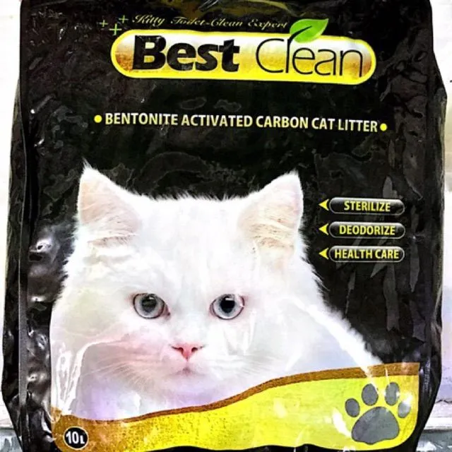 5L Best Clean Activated Carbon Cat Litter Sand (Charcoal) Lazada PH