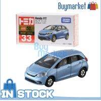 [ของแท้] Takara Tomy Tomica NO.033 Honda Fit 1/61 Diecast รถของเล่นรุ่น Mini สีขาว