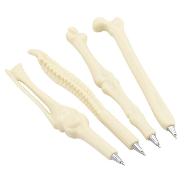 novelty-bone-shape-ballpoint-pens-finger-pen-stationery-crazy-gift-for-nurse-doctor-student-realistic-halloween-dja88