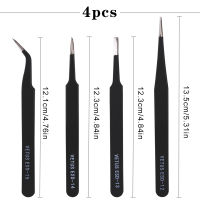 3467Pcs Professional Eyelashes Tweezers Stainless Steel Volume Lashes Clip Eyebrow Makeup Grafting Eyelash Extension Tools