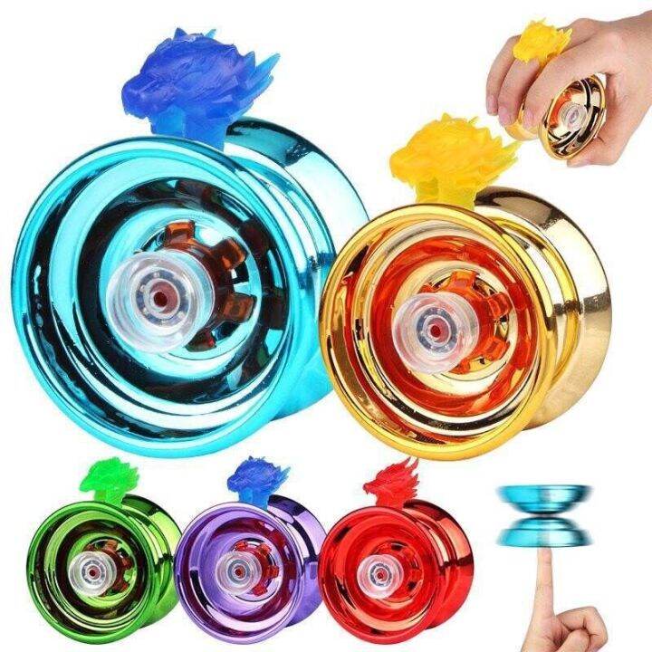 3 Colors Magic YoYo Professional Aluminum Boy toys High Speed Bearings