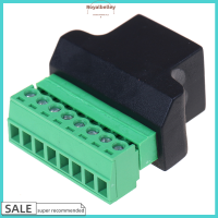 Royalbelley RJ45ตัวเมียกับขั้วต่อแบบเกลียว8พินสายต่อความยาวสายอีเทอร์เน็ตอะแดปเตอร์