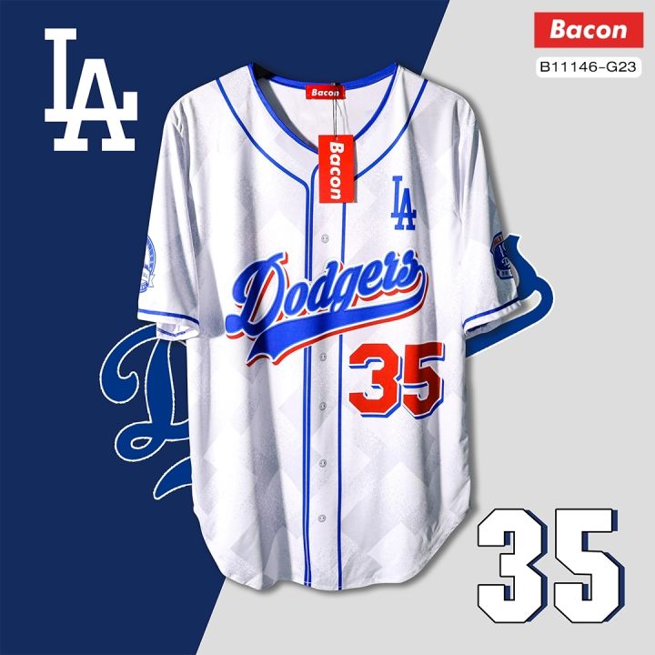 เสื้อกีฬาเบสบอล-เสื้อแฟชั่น-la-dodgers-35