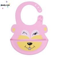 【YD】 Baby Bibs Adjustable Different Styles of Silicone Feeding Saliva Newborn Cartoon Aprons