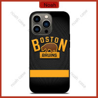 Boston Bruins Icon Phone Case for iPhone 14 Pro Max / iPhone 13 Pro Max / iPhone 12 Pro Max / Samsung Galaxy Note 20 / S23 Ultra Anti-fall Protective Case Cover 929