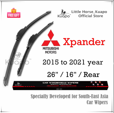 Kuapo ใบปัดน้ำฝน มิตซูบิซิXPANDER Mitsubishi Xpander 2015 ถึง 2021 ปี ที่ปัดน้ำฝน กระจก ด้านหน้า/ด้านหลั รถยนต์