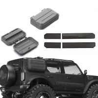 TRX4-M Nilon Alat Kasus Ransel Samping dan Rok Samping Anti-Gores Hitam Surround Besar untuk 1/18 RC Crawler Mobil Bagian TRX4M Bronco