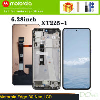 ต้นฉบับ6.28 AMOLED LCD สำหรับ Motorola Moto Edge 30 Neo XT2245-1แอลซีดีแสดงผลหน้าจอสัมผัสดิจิไทเซอร์แทนการประกอบสำหรับ Moto Edge30 Neo