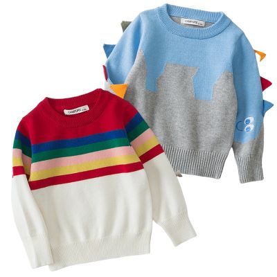 1-6 Yrs Children Baby Sweaters Pullover Love Autumn Boys Sweaters Winter Girls Sweaters Knit Kids Pullover Casual Boys Clothing