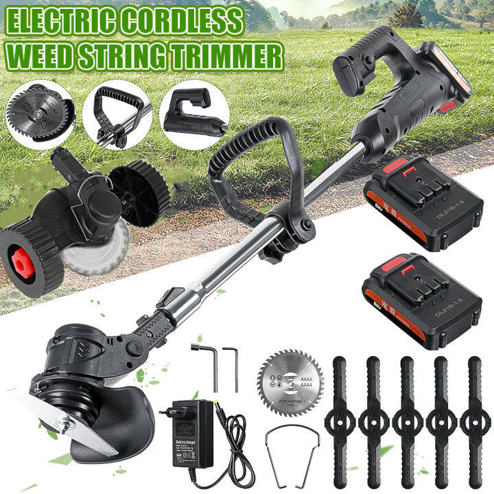 VIOLEWORKS 88V 1000W Lawn Mower Portable Grass Edge Brush Cutter Low