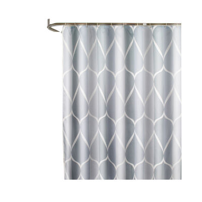 3D Geometric Print Shower Curtain Bathroom Bathtub Partition Flowers Fabric Home Waterproof Mildewproof Bath Curtains with Hooks