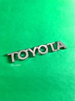 โลโก้ TOYOTA ขนาด 2.3x12.5 cm. ติดท้าย