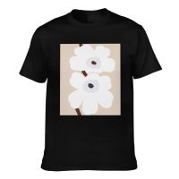 Marimekko White Floral Mens Short Sleeve T-Shirt