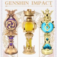 Genshin Impact Gods Heart Figure Sculpture Barbatos Zhongli Raiden Shogun Heart of God Living Room Decoration Ornament Gifts