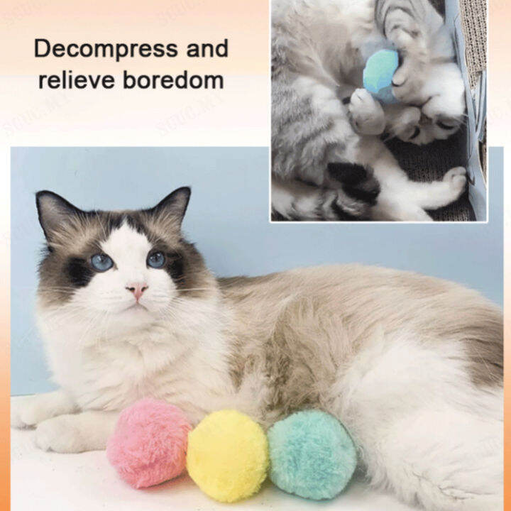 Gorich Dogs Relieve Boredom Automatic Rolling Motorized Chew Toys