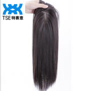 Tóc Giả TSE Bổ Sung Tóc Với Air Bangs Tóc Giả Che Tóc Màu Xám Puffy