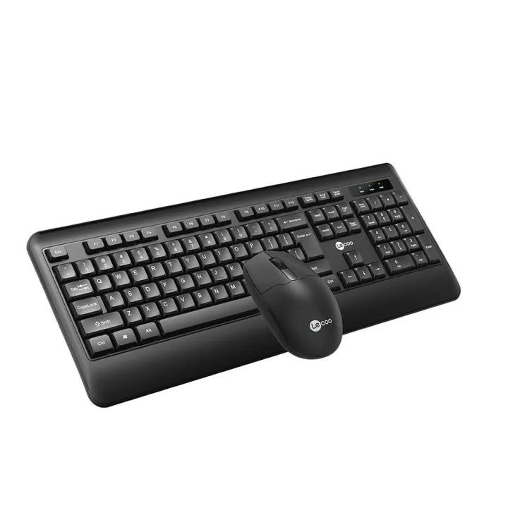 Lenovo Lecoo KW202 wireless keyboard and mouse set with wrist rest 2.4G