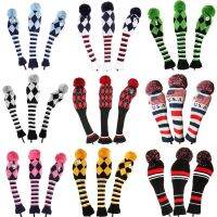 ❄❧ 3pcs / Set Knit Long neck Sock Style Golf Head Covers for Driver amp; Fairway Woods (1 3 5 ）