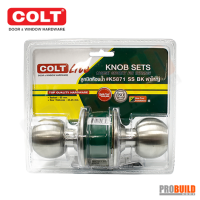 ลูกบิดห้องน้ำ COLT รุ่น K5871 SS (ฝาใหญ่)