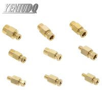 Compression Ferrule Tube Compression Fitting 4 6 8mm OD Tube Connector Machine tool lubrication Brass oil Pipe Fitting adapter