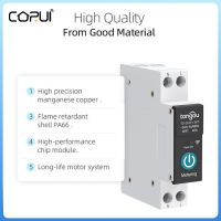 [HOT ZHKKZZLWWG 510] CORUI Tuya พร้อมวัดแสง WIFI Smart Circuit Breaker 1P 63A DIN Rail สำหรับ Smart Home Wireless Remote Control Switch โดย APP