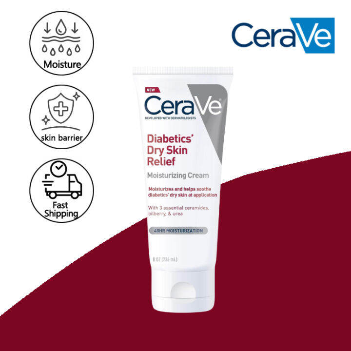 Cerave Diabetics Dry Skin Relief Moisturizing Cream 236ml Lazada PH