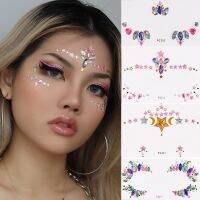 【YF】ﺴ❅۩  Face Temporary Makeup Stickers on Forehead for Masquerade