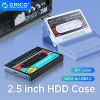 ORICO 2.5 HDD/SSD Enclosure SATA To USB3.0 External Hard Drive Case 5Gbps /6Gbps Type-C HDD/SSD ABS Case with DIY Sticker