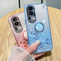 เคสแหวนใส่นิ้วแฟชั่น OPPO Reno 10 5G หรูหราไล่ระดับสีกุหลาบนิรันดร์เคสโทรศัพท์สำหรับ OPPO Reno 10 / Reno10 Pro / Reno10 Pro + เคสซิลิโคนลายดอกไม้แวววาวเคลือบอิเล็คโทรเพลทเคส OPPO Reno 10Pro Plus 5G