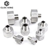 BSPT SS304 Stainless Steel Pipe Fitting 1/4 3/8 1/2 3/4 1 1-1/4 1-1/2 2 BSP Male to Female Thread Tube Connector