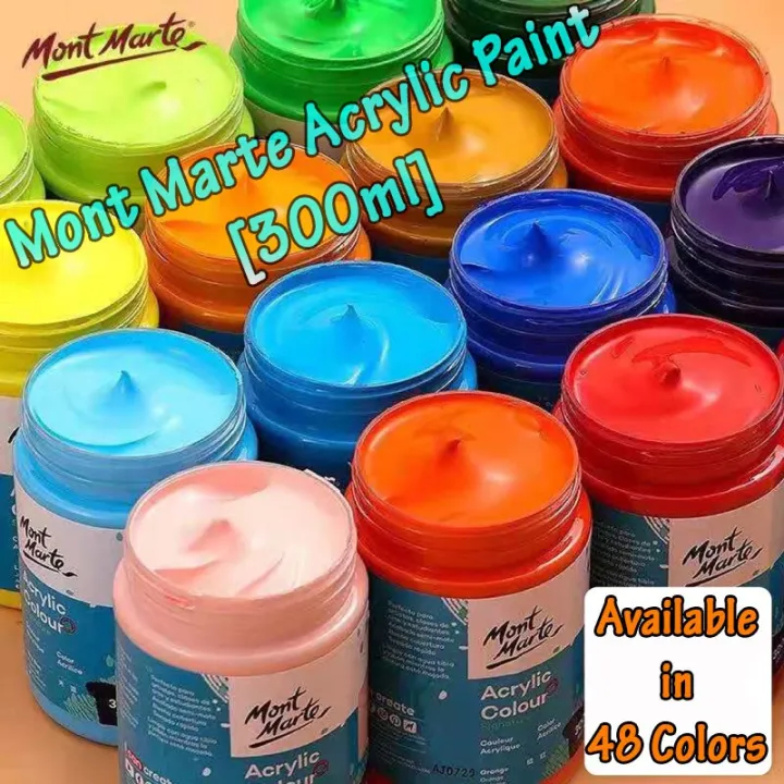 Mont Marte Signature Acrylic Paint 300ml♧ Lazada PH