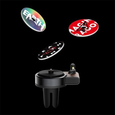 【DT】  hotTurntable Car Air Freshener Vent Clip Creative Air Vent Outlet Aromatherapy Clip Spin Phonograph Auto Decoration Accessories