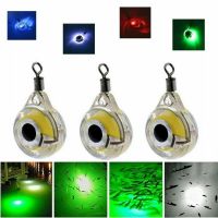 6pcs Mini Fishing Lure Light LED Deep Drop Underwater Eye Shape Fishing Squid Fishing Bait Luminous Lure for Attracting Fish