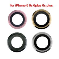 ด้านหลังกระจกกล้องถ่ายรูปฝาครอบวงแหวนเลนส์สำหรับ Iphone 6 6S 6Plus 6S Plus 6S Plus พร้อมกรอบด้านหลังกระจกกล้องถ่ายรูปชิ้นส่วนอะไหล่เลนส์