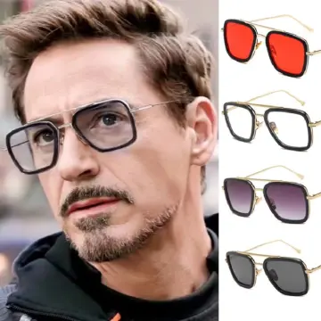 Tony Stark Glasses Men Women Sunglasses Iron man Eyewear Steampunk Sun  Glasses Male Goggles