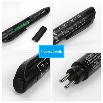 Car Brake Fluid Tester Diagnostic Tool 5 LED Pen Oil Quality Test for Chevy