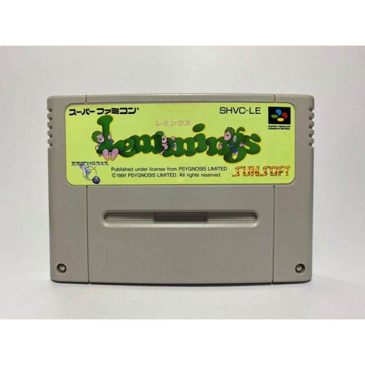 ตลับแท้-super-famicom-lemmings