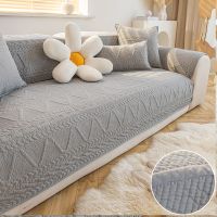 hot！【DT】㍿✘  Thick Cotton Sofa Cover Non-Slip Cushion Couch Slipcovers for Room Decoration