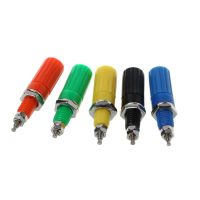 5 Pcs Binding Post 5 Colors Speaker 4mm Banana Plug Test Connector Jack Socket Electrical Equipment