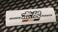 MUGEN POWER  (10 cm.) ติดสปอยเลอร์   สติกเกอร์แต่งรถ Honda