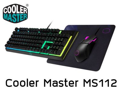 Cooler Master MS112 Keyboard Mouse Combo Gaming Complete Set ชุดคีย์บอร์ดเมาส์ คอมโบ [Kit IT]