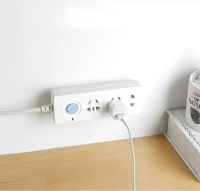 สติ๊กเกอร์ติดผนัง Punch-Free Plug Fixer Home Self-Adhesive Socket Fixer Cable Wire Organizer Seamless Power Strip Holder