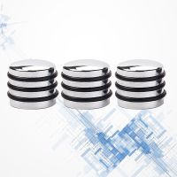 3pcs O-Ring Volume Control Knob with Dome for Guitar Bass Parts Accessory GD111 (Silver) Guitar Bass Accessories