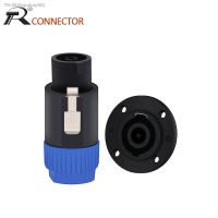 ❈▩✒ 1pair/2pcs SpeakON 8Pin Powercon Plug Speaker Cable Connectors 8 Pole Plug 8PIN Female Jack Panel Mount Socket Adapter